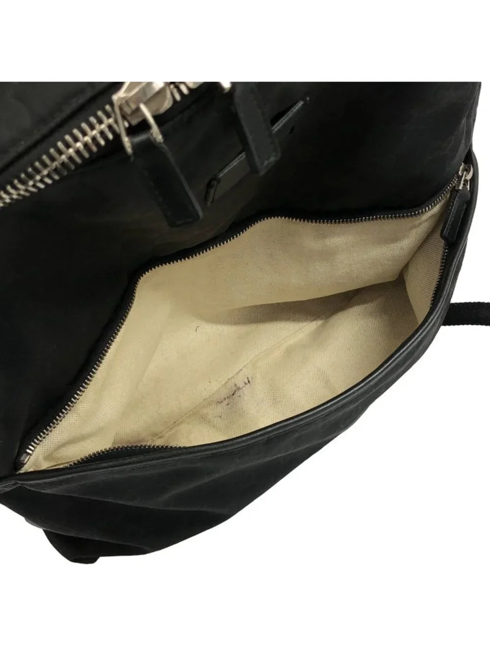 Gucci GG Monogram Nylon Backpack Black